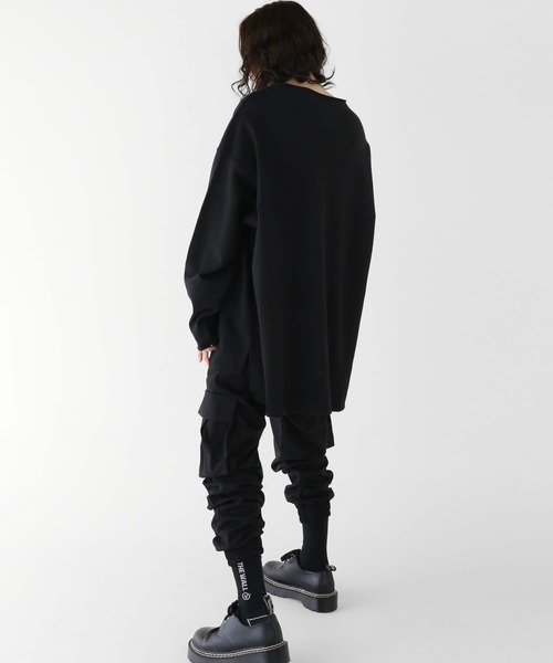 minsobi ムーンビッグシルエットスウェット ムーンプリントビッグシルエットスウェット（Tシャツ/カットソー