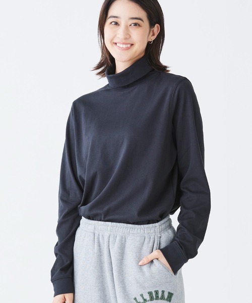値下げ‼️BiBi タートルネックシャツ LLサイズ L.L.Bean tシャツ エル・エル・ビーン・ティ、長袖