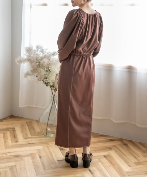 RANDA（ランダ） ワンピース デニムライクブラウスセットワンピース