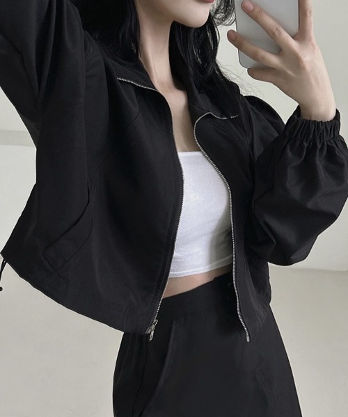 LACーVERT セットアップ ナイロンウィンドブレーカー×スカート