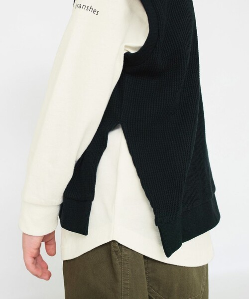 branshes（ブランシェス） tシャツ ベスト×長袖Tシャツ／トップス