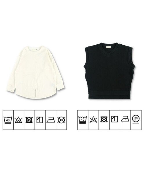 branshes(ブランシェス) tシャツ ベスト×長袖Tシャツ/トップス branshes(ブランシェス) tシャツ ベスト×長袖Tシャツ/トップス