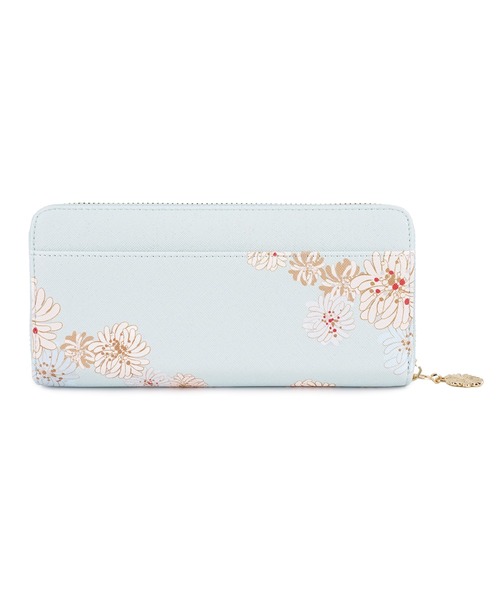 新品 ポール＆ジョー アクセソワ 長財布 ラウンドジッパー クリザンテーム PAUL & JOE ACCESSOIRES（ポールアンドジョーアクセソワ） 長財布 財布