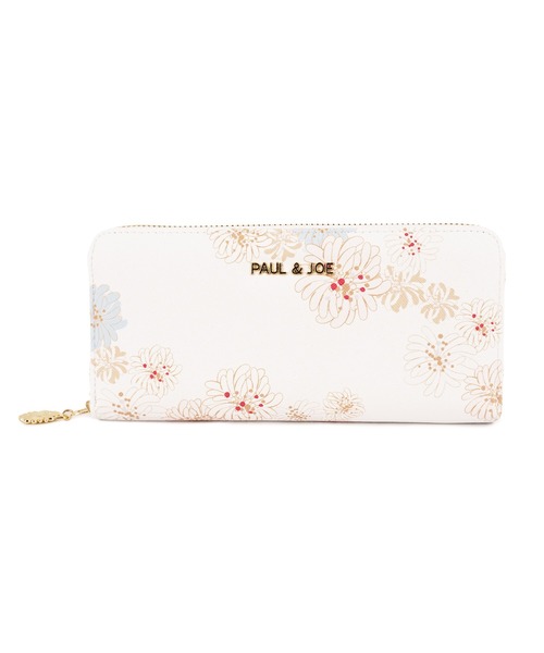 ポールアンドジョー クリザンテーム　ベージュ　長財布 PAUL & JOE ACCESSOIRES 財布 ＆ (ポール＆ジョーアクセソワ