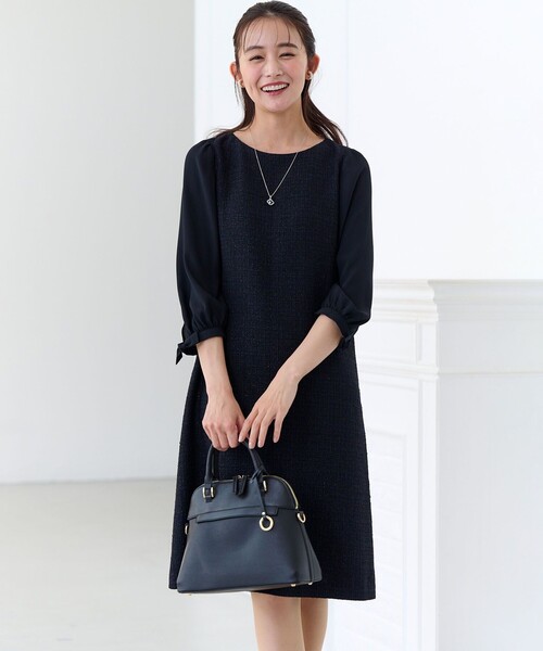 組曲（KUMIKYOKU） ワンピース ラメループモールツイード ワンピース