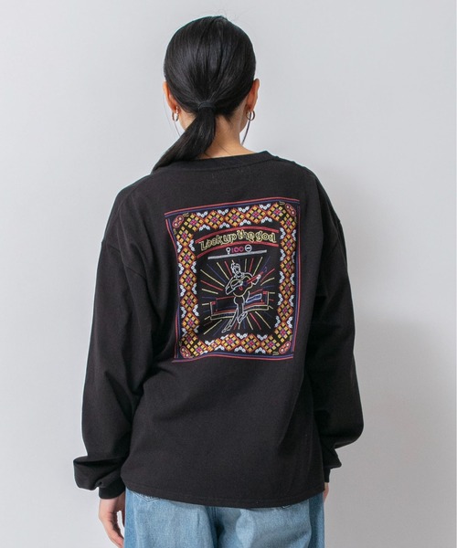 tシャツ 「maRket×JB」コラボロングTシャツ (LOCK UP THE GOD) レディース