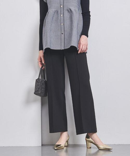 UNITED ARROWS パンツ ポンチ ワイドパンツ : ZOZOTOWN Yahoo!店  