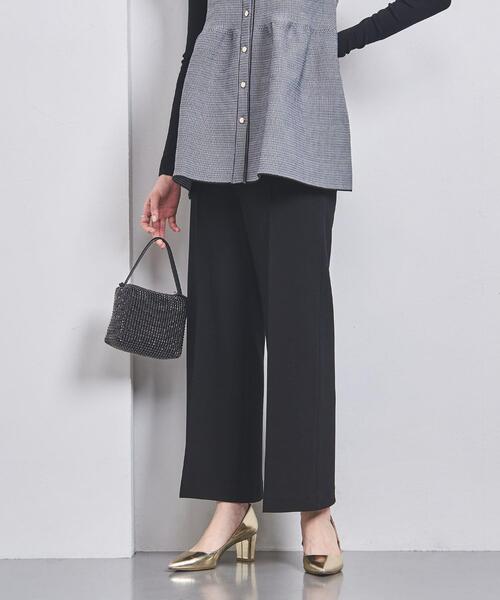 UNITED ARROWS BRISEMYパンツ ヴィンテージサテン イージーワイドパンツ ‐ウォッシャブル‐＜A