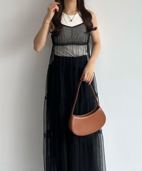 callautia（カラウティア） ワンピース チュールフリルティアード