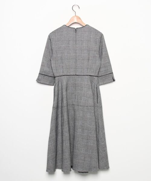 CELFORD」 7分袖ワンピース 36 ブラック レディース : 80222701  