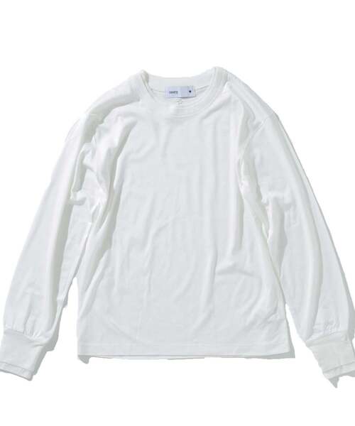 tシャツ RIB SWITCHING LONG SLEEVE TEE レディース