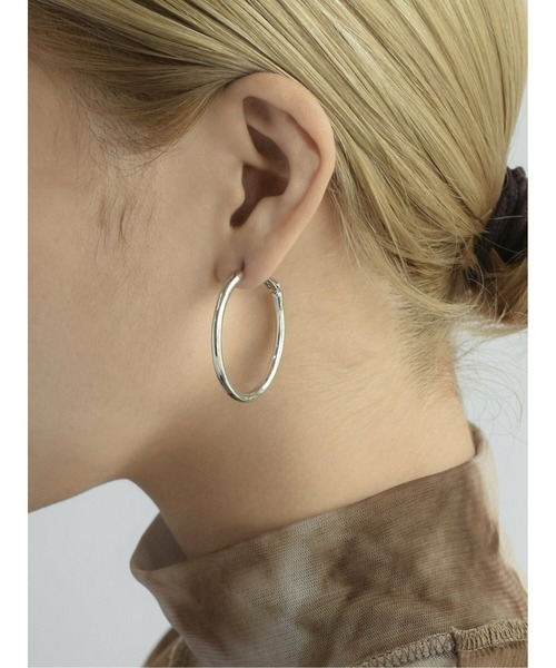 GOLDY（ゴールディ） イヤリング メタル フープ ワンタッチ イヤリング