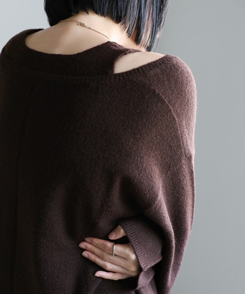select MOCA ニット セーター レイヤードVネックニットセット