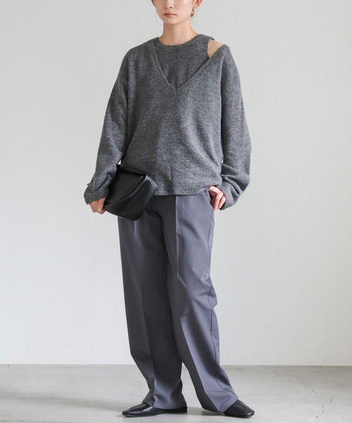 select moca 2020 A/W レイヤードニットセット レイヤードニットセットアップ（セットアップ）｜select MOCA