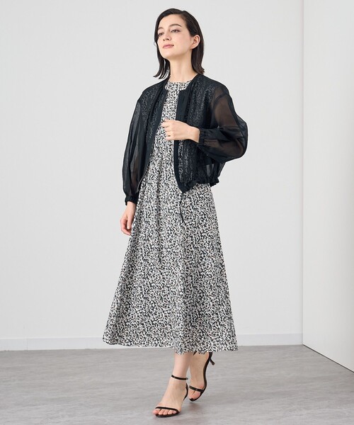 ANAYI アナイ コットンボイルシアーブルゾン　ジャケット　カーディガン ANAYI ブルゾン アウター コットンボイルシアーブルゾン