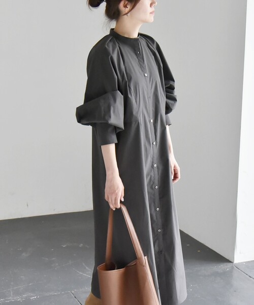 quaranciel ワンピース シャツワンピース quaranciel:「洗濯機可能