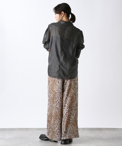 JEANASIS（ジーナシス） ブラウス シャツ チンツシアーレギュラー