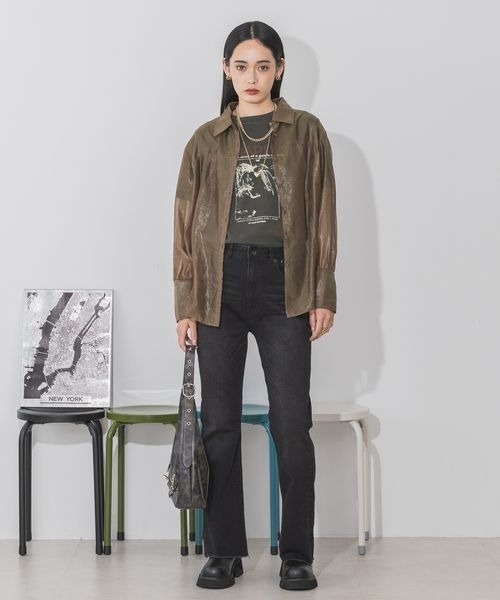 JEANASIS（ジーナシス） ブラウス シャツ チンツシアーレギュラー