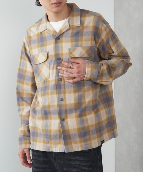Pendleton 開襟 ネルシャツ 60s PENDLETON ペンドルトン ボードシャツ ビンテージ 開襟 青