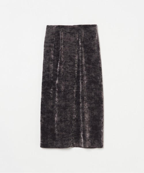 スカート CRUSHED VELOUR TIGHT SKIRT