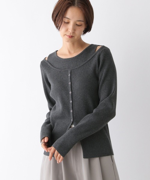 LEPSIM（レプシィム） ニット セーター 12ゲージレイヤードライクプル