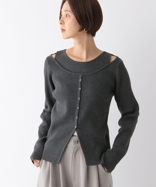 LEPSIM（レプシィム） ニット セーター 12ゲージレイヤードライクプル