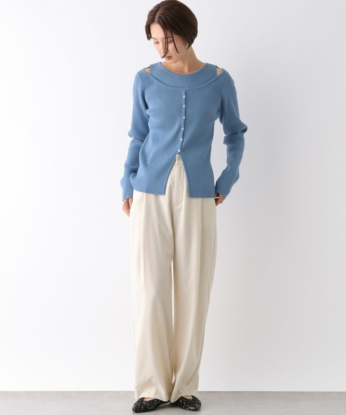 LEPSIM（レプシィム） ニット セーター 12ゲージレイヤードライクプル