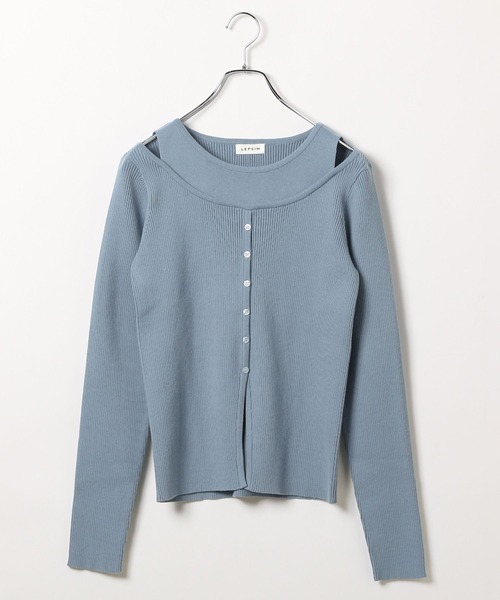 LEPSIM（レプシィム） ニット セーター 12ゲージレイヤードライクプル