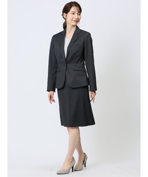 美品　Josephスカートスーツ レディーススーツ】フレアスカートスーツ（パイピングテーラード