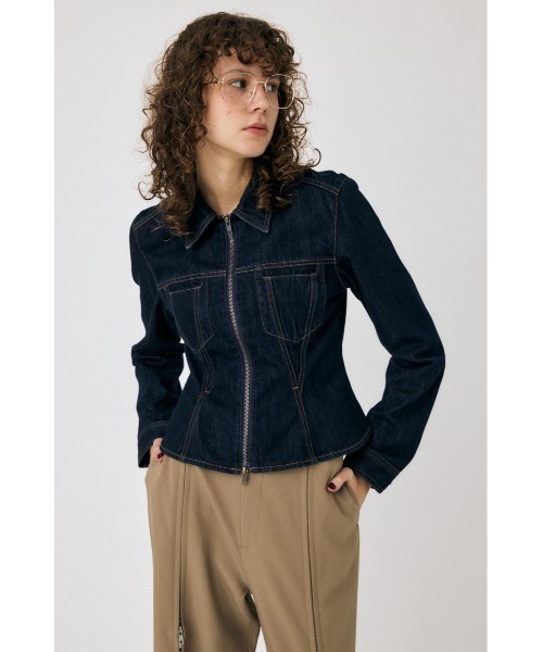 ブラウス シャツ 「セットアップ対応」WAIST TUCK DENIM シャツ レディース