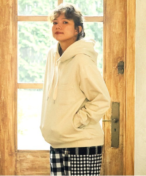 go slow caravan（ゴースローキャラバン） パーカー 空紡糸裏毛 WIDE