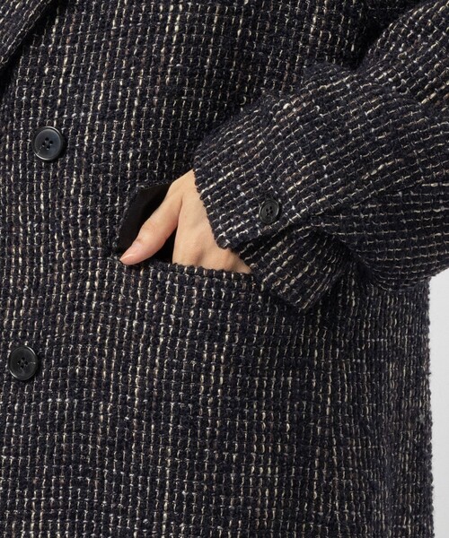 コート ジャケット 「JUHA/ユハ」LOOP TWEED EXTREME OVER COAT メンズの画像