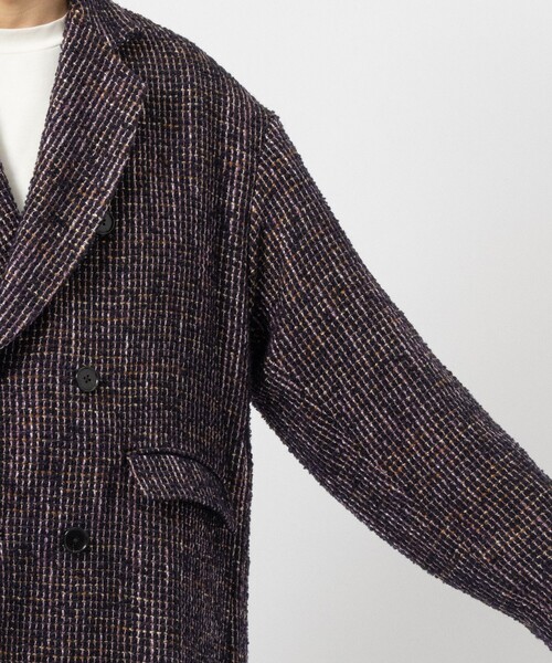 コート ジャケット 「JUHA/ユハ」LOOP TWEED EXTREME OVER COAT メンズの画像