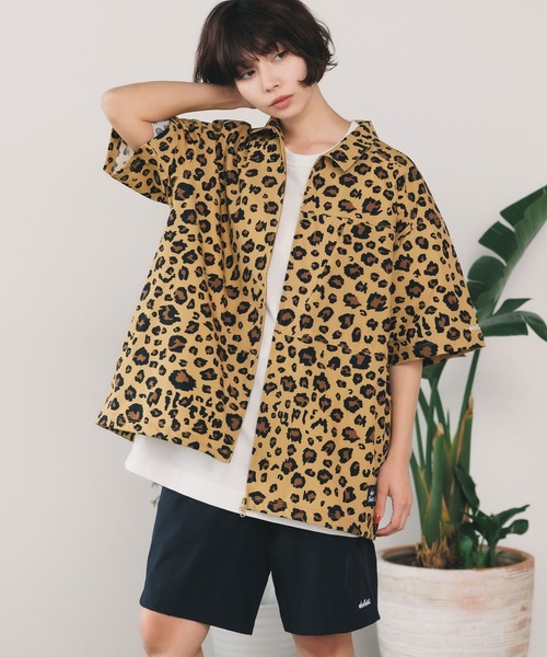 WILD THINGS シャツ THINGS/ワイルドシングス PRINT SLANT S/S