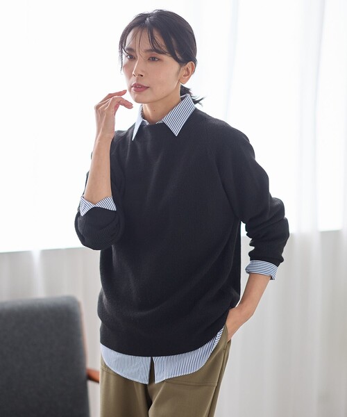 any FAM ニット セーター 「洗濯機可/8色展開」アゼボトルニット