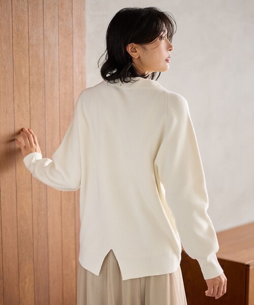 【新品未使用】ANYFAM レディースコー any FAM ニット セーター 「洗濯機可/8色展開」アゼボトルニット