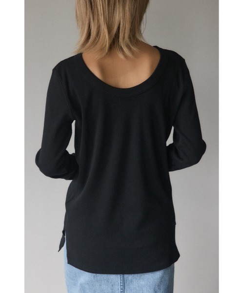 トップス BLACK BY MOUSSY 2way longsleeve t-shirt 楽天市場】2way longsleeve t-shirt／ブラック バイ マウジー