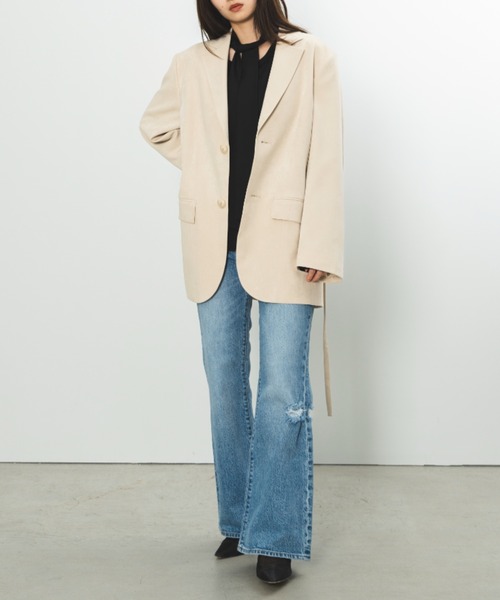 デニム パンツ ジーンズ フレアスリーブ ハイウエストS/XL スキニーデニム フレアパンツ ハイウエスト スーパーストレッチ