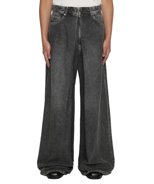 ジーンズ WASHED DENIM SUPER WIDE PANTS (SHORT LENGTH) メンズの画像