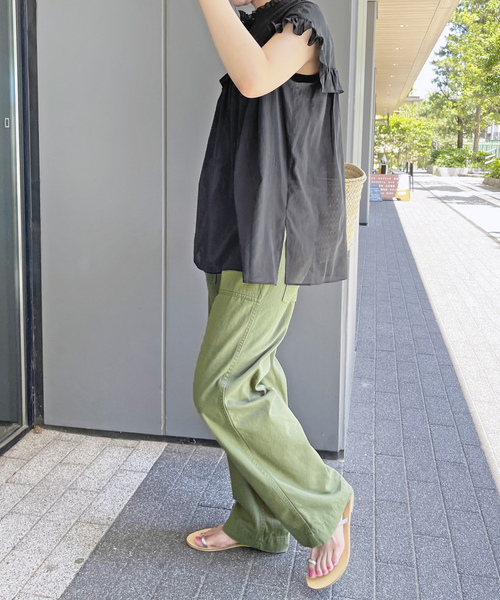 「Spick & Span」 ノースリーブブラウス - ベージュ レディース Spick＆Span 「Spick & Span」 ノースリーブブラウス FREE
