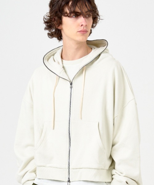 ANDRAP パーカー ANDRAP/アンドラップ/ZIP SHORT PK/ジップショート