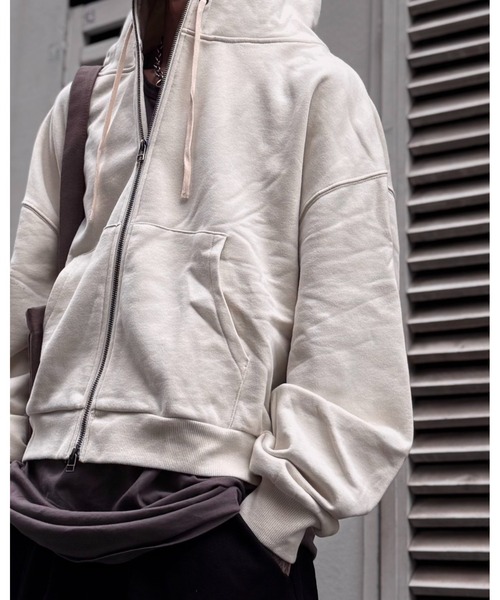 ANDRAP パーカー ANDRAP/アンドラップ/ZIP SHORT PK/ジップショート