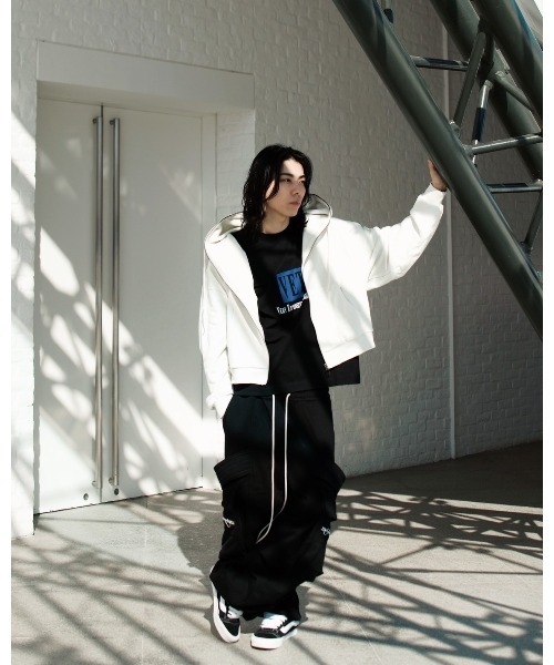ANDRAP パーカー ANDRAP/アンドラップ/ZIP SHORT PK/ジップショート 