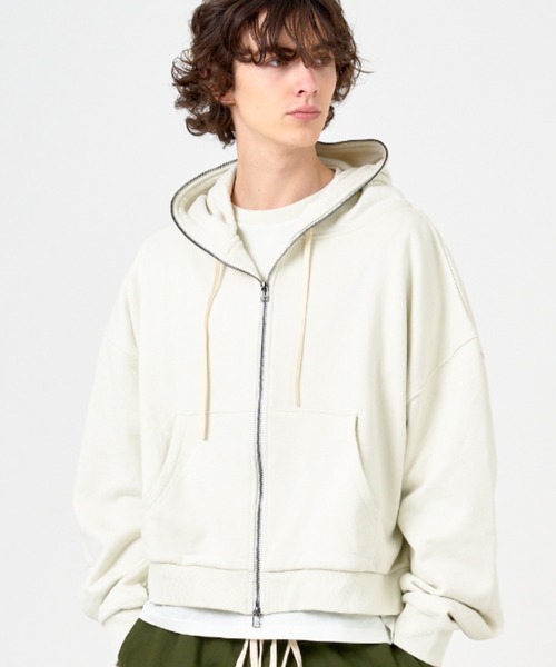 ANDRAP パーカー ANDRAP/アンドラップ/ZIP SHORT PK/ジップショート