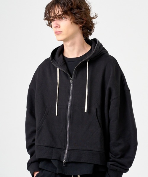 ANDRAP パーカー ANDRAP/アンドラップ/ZIP SHORT PK/ジップショート