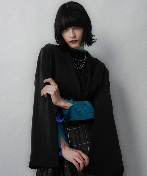 【HARE】プリーツシングルショートジャケット HARE（ハレ）の「プリーツシングルショートジャケット(HARE