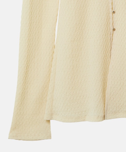 LE CIEL BLEU 25SS シアーラッセルカットトップス LE CIEL BLEU｜シアーラッセルカットトップ / Sheer Russel Cut Tops
