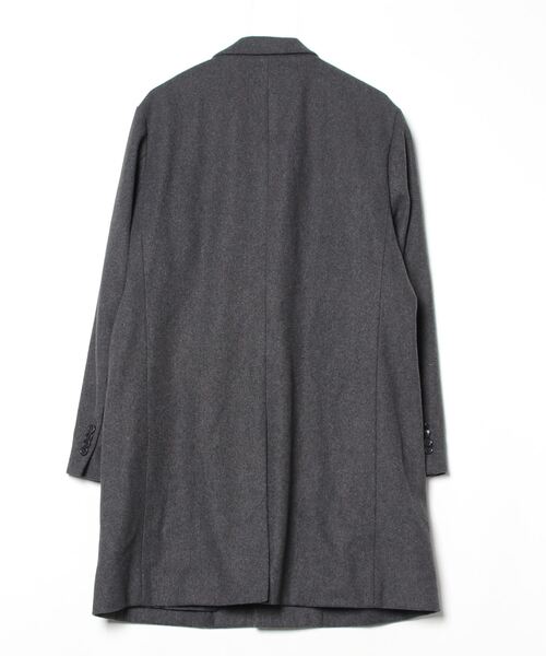 NANO universe（ナノ・ユニバース） チェスターコート L グレー メンズ