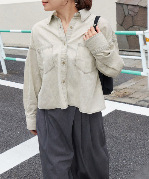 JOURNAL STANDARD ブラウス シャツ 「追加2」ライトオンスデニム