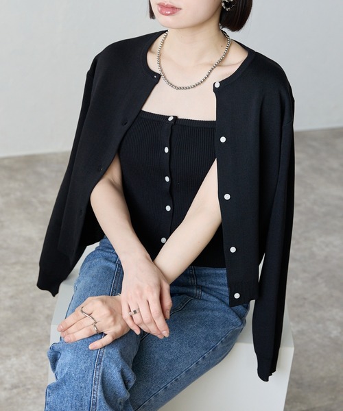 ap retro tシャツ 「SETアイテム」リブニットキャミソール